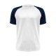 JHK T-shirt męski Sport CONTRAST biało-granatowy