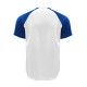 JHK T-shirt męski Sport CONTRAST biało-niebieski