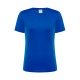 T-shirt damski poliestrowy niebieski - chabrowy